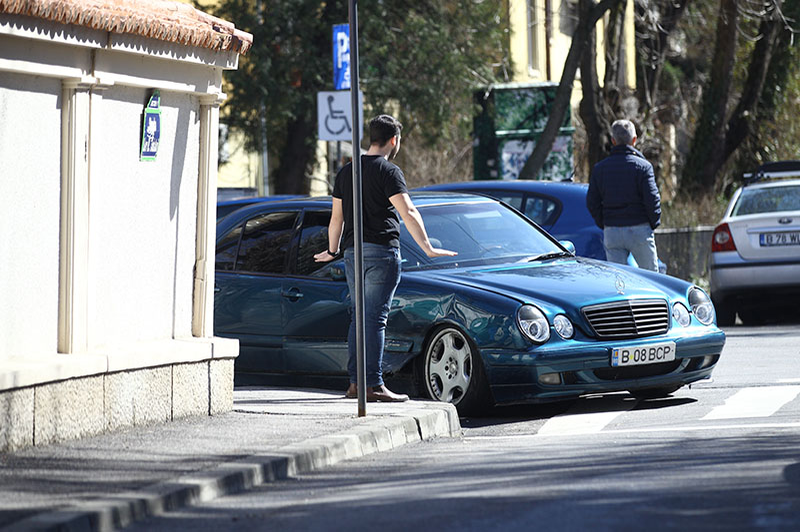 A fost implicat într-un accident rutier în București