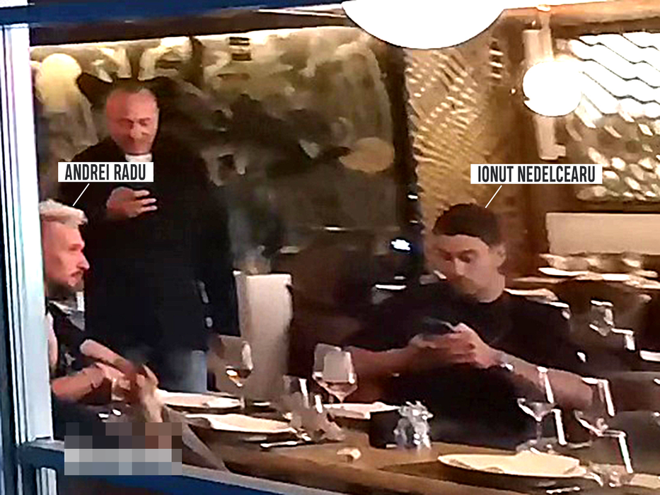 Însoțiți de un amic, Ionuț Nedelcearu și Andrei Radu au ieșit la restaurant, pentru a viziona Germania – Franța