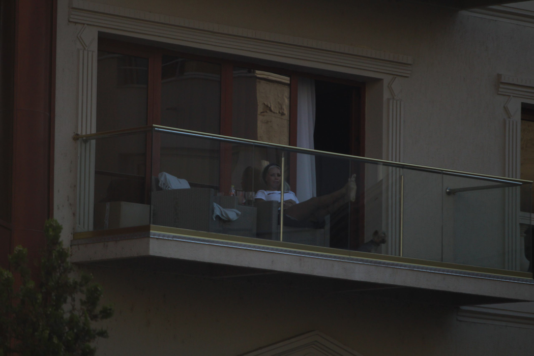 Loredana Chivu, apariție inedită pe balcon