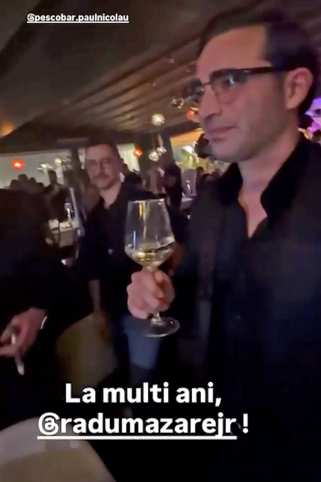 Aniversare cu ștaif la It Cucina! Radu Mazăre Jr. a făcut paranghelie mare + Pescobar nu a lipsit din peisaj