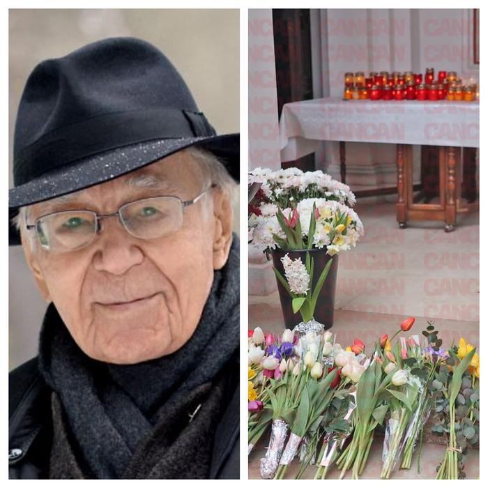 Mihai Șora este condus pe ultimul drum / foto: Colaj CANCAN