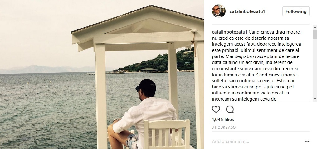 INFORMAŢII EXCLUSIVE! Cătălin Botezatu, prima declaraţie după ce a mărturisit că cineva drag a murit: “E foarte dureros pentru mine…”