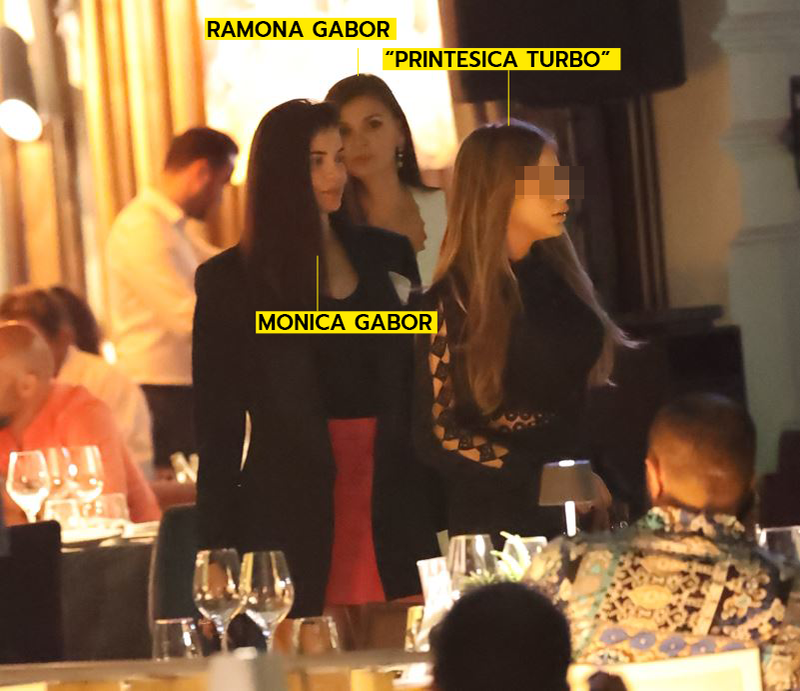 "Prințesica Turbo" a fost tot timpul alături de surorile Gabor, chiar și au mers la toaletă (Foto: CANCAN.RO)