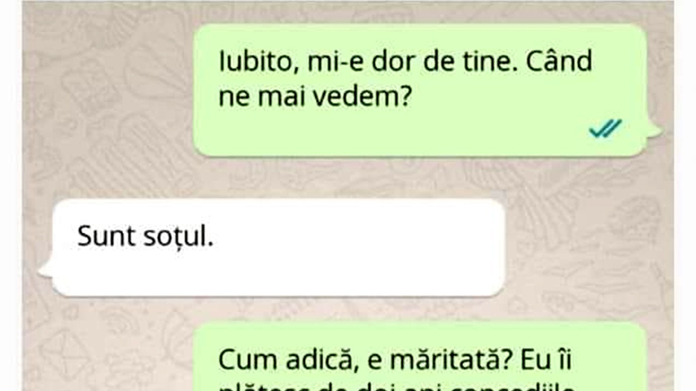 Bancul sfârșitului de săptămână | "Cum adică, este măritată?"