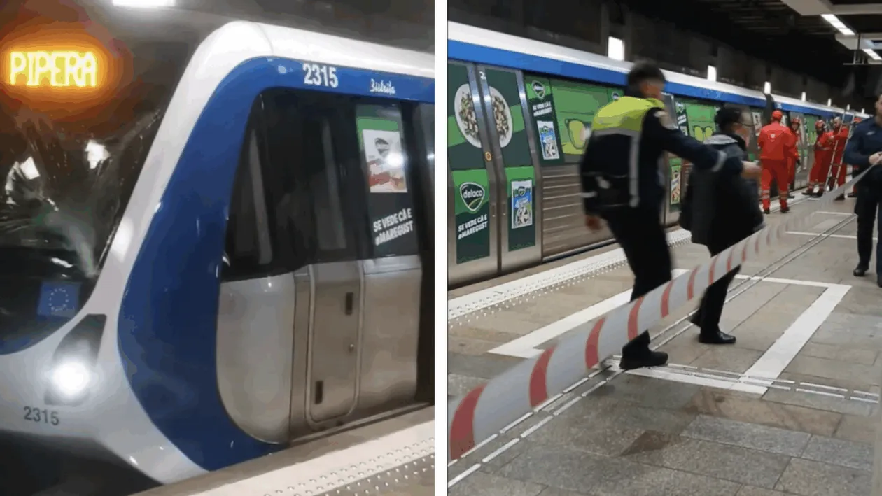 Știrea tristă a dimineții! Bărbat de 35 de ani, mort după ce s-a aruncat în fața metroului la Piața Unirii