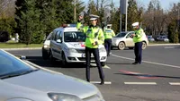 Scenă incredibilă pe A3. Un șofer oprit pentru un control în trafic a căzut lat în timp ce sufla în etilotest | VIDEO VIRAL