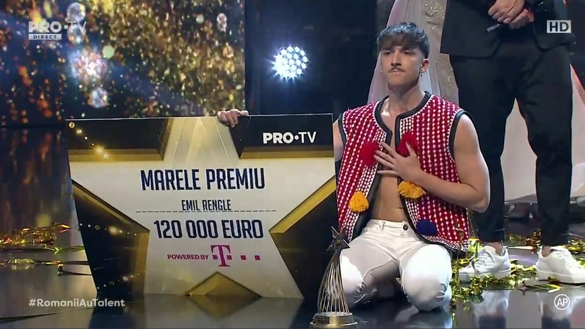 Ce a postat Emil Rengle pe contul personal de socializare, după ce a câștigat premiul de 120.000 de euro la “Românii au talent”
