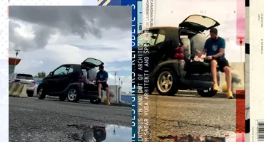 Cătălin Cazacu, picnic de unul singur, la portbagajul „broscuței”