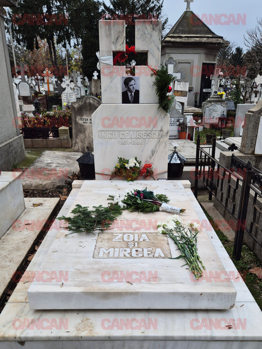 Mormântul lui Nicu, Zoia și Mircea Ceaușescu