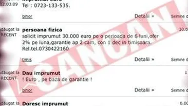 Cer imprumuturi prin mica publicitate
