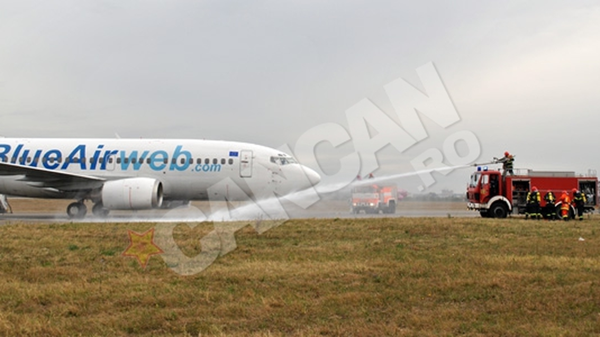 Tragedie aviatica pe aeroportul Baneasa. Vezi aici cum s-au descurcat salvatorii!