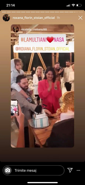 Gelozia, bat-o vina! Cum a reacționat Florin Salam când Roxana Dobre a început să danseze lasciv în fața tuturor la ziua ei de naștere. VIDEO