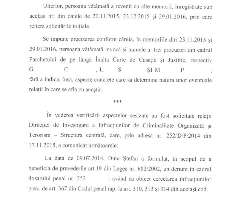 Fane Căpățână a denunțat pe bandă rulantă procurori din Parchetul General și DIICOT
