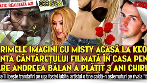 Primele imagini cu Misty acasa la Keo! Amanta cantaretului filmata azi in casa pentru care Andreea Balan a platit 3 ani chirie!
