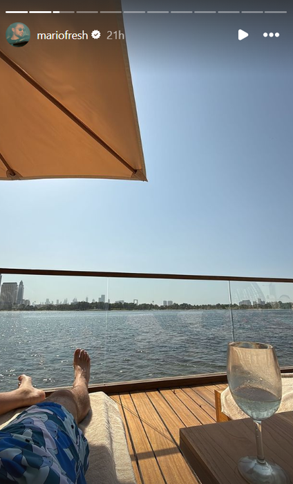 Mario Fresh, alături de familia lui în Dubai / Foto: Instagram