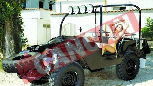 Ea este "Miss Exotic Car Show"