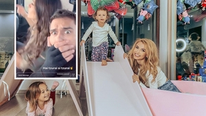 George Burcea se va înfuria? Cine le-a vizitat acasă pe fiicele sale și pe Andreea Bălan: “Ce râde!” | FOTO