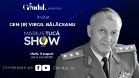 Marius Tucă Show începe marți, 9 august, de la ora 20.00, pe gandul.ro