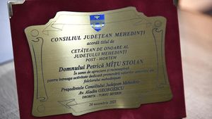 Petrică Mîţu Stoian a fost făcut cetăţean de onoare în Mehedinţi, post-mortem