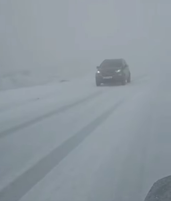 Transalpina DN 67C. Sursă: Facebook Meteoplus