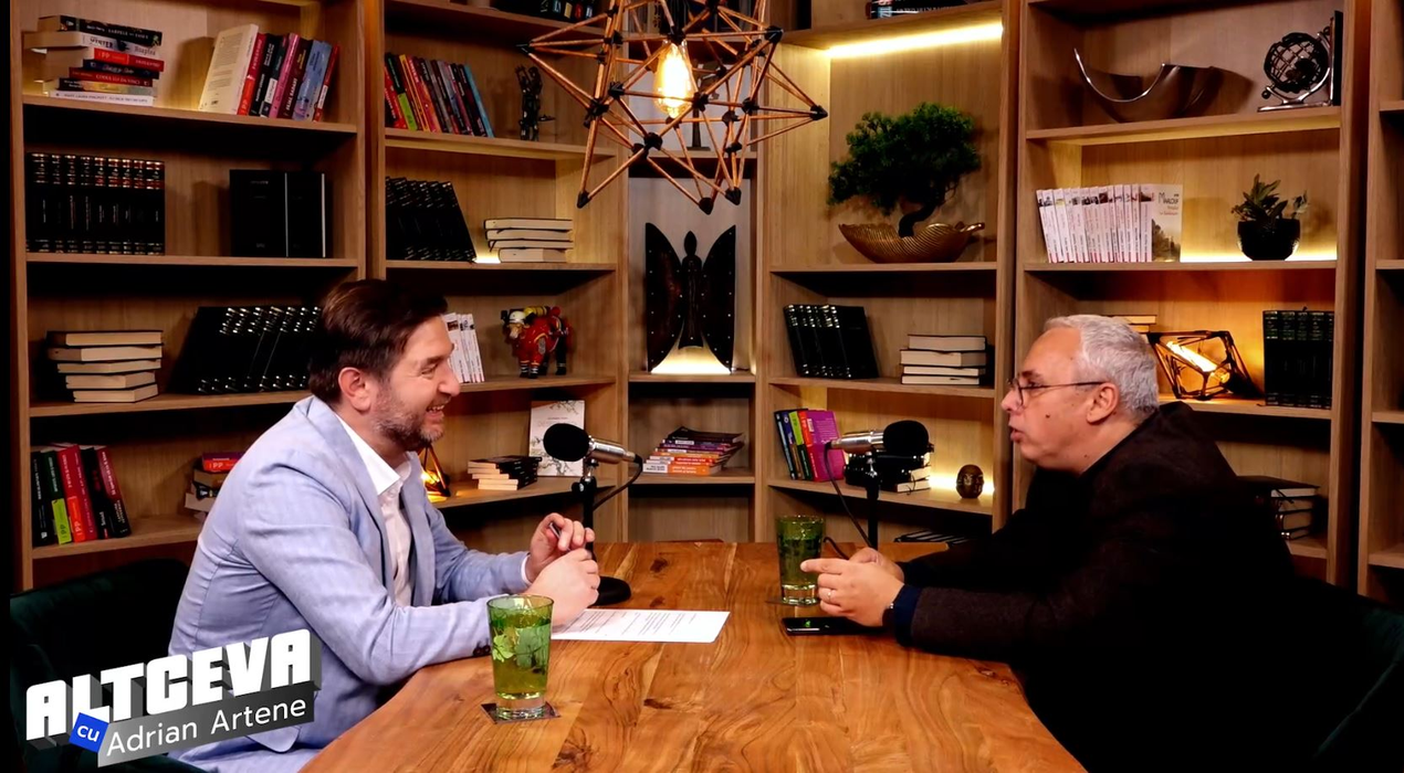 Alexandru Preda, fiul scriitorului Marin Preda, invitatul lui Adrian Artene la podcastul ALTCEVA / (Sursa: Captură video)