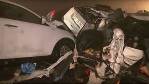 Carambol urias in Slovenia. Accidentul cu 70 de masini, produs de un roman!