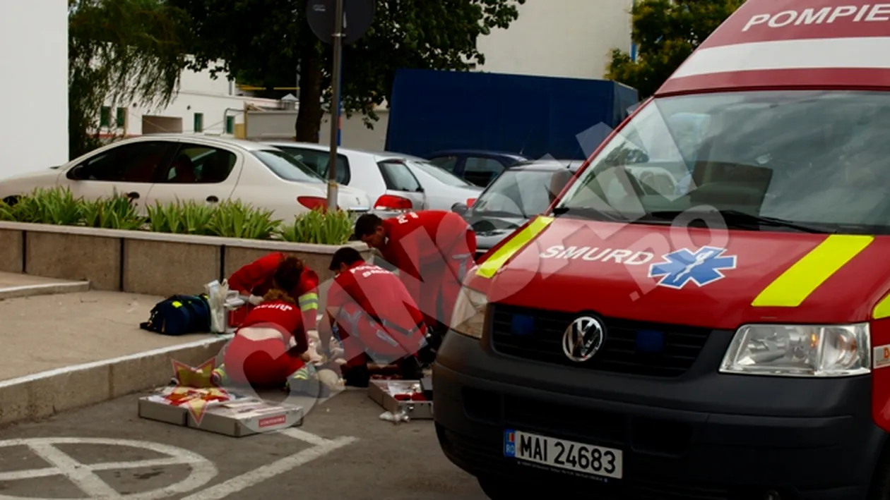VIDEO Un barbat s-a aruncat de la etajul opt al unui hotel din Constanta