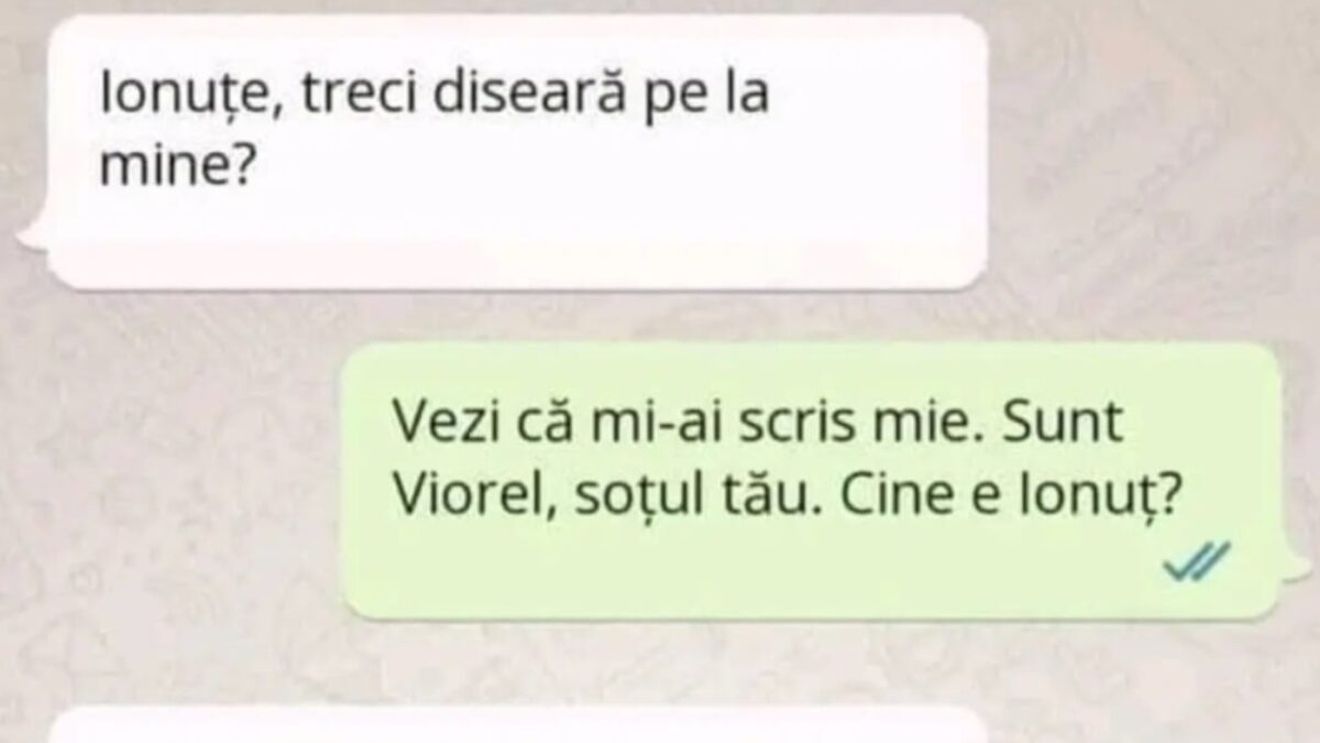 Bancul începutului de săptămână | "Ionuţe, treci diseară pe la mine?"