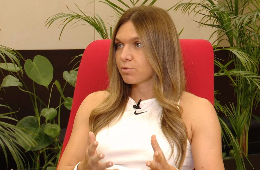 Simona Halep și-a susținut permanent nevinovăția în fața acuzelor aduse / Sursă foto: captură video