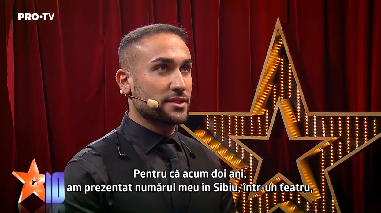 Surpriză! Cine este Ivan, tânărul care a înmulțit vinul la Românii au Talent de la Pro TV