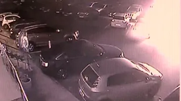 Masini incendiate in stil mafiot in Galati