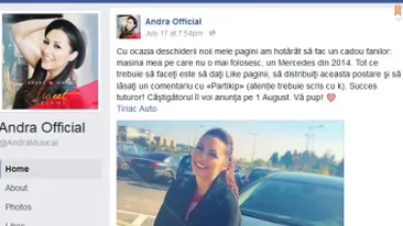 Fanii ANDREI au înroşit butonul de like după ce vedeta a anunţat că le face maşina cadou. Numai că…