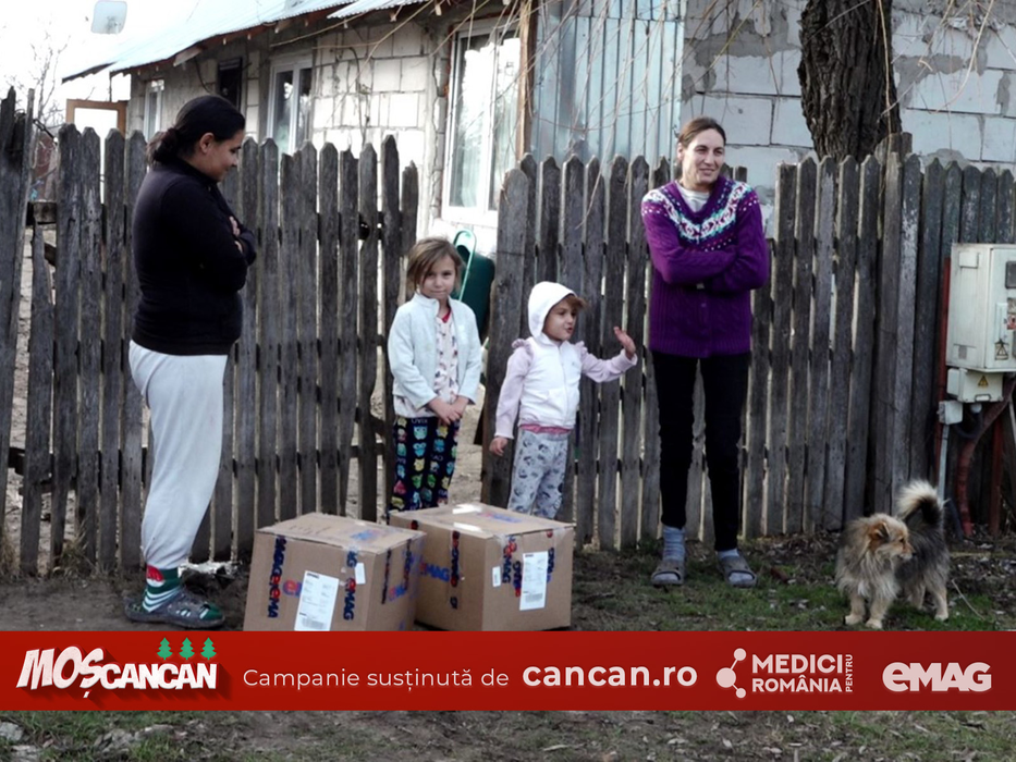 Copiii din comuna Nuci au fost vizitați de MOȘ CANCAN. Un zâmbet pentru micuții din familiile nevoiașe