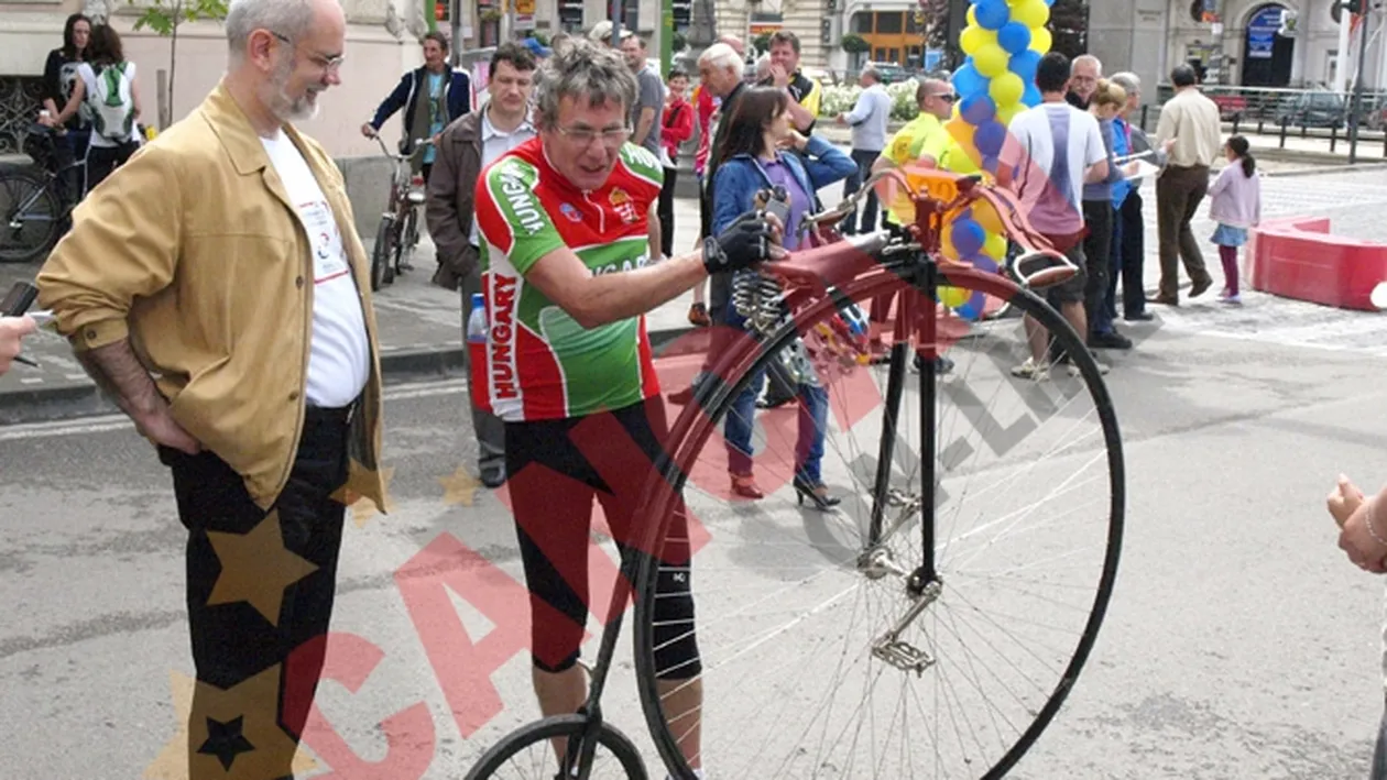 A venit din Ungaria pana la Arad cu velocipedul