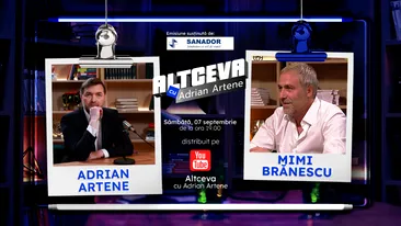 Mimi Brănescu, CREATORUL „Las Fierbinți”, interviu de senzație la „Altceva cu Adrian Artene”. PREMIERA, sâmbătă, 7 septembrie, la ora 19:00, pe YOUTUBE