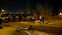 Accident grav la Iaşi. Un bărbat a murit după ce s-a răsturnat cu o automacara