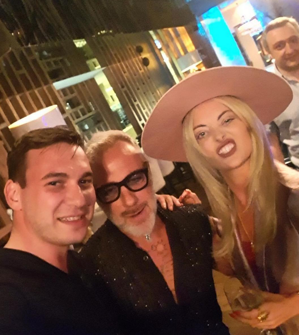 Gianlucca Vacchi, împreună cu Delia