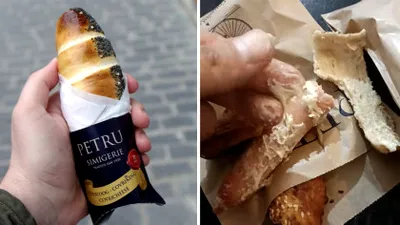 Ce a primit un tânăr din IAȘI care a cumpărat un covridog de 5,5 lei de la simigeria Petru. Când a mușcat din el, a înlemnit!