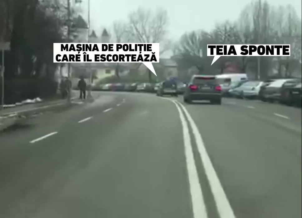 Poliția Locală i-a deschis calea lui Teia Sponte la înmormântarea tatălui lui Reghe