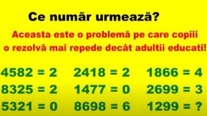 Test IQ exclusiv pentru genii | Ce număr urmează în seria: 2, 2, 0, 2, 0, 6, 4, 3