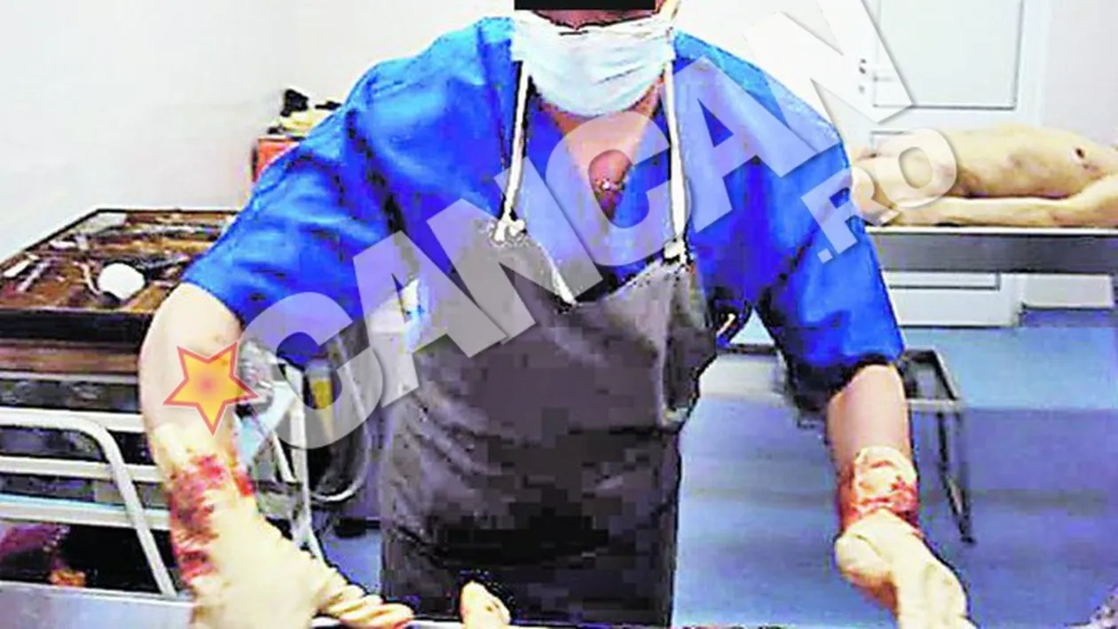 Caz socant la Serviciul de Medicina Legala din Galati! S-a pozat alaturi de cadavre la morga