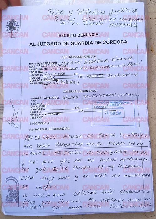 Dezvăluiri terifiante făcute de sora interlopului Săndulache, găsit mort în penitenciarul din Cordoba: ”Ei l-au otrăvit! Știți cum mi-am găsit fratele?”