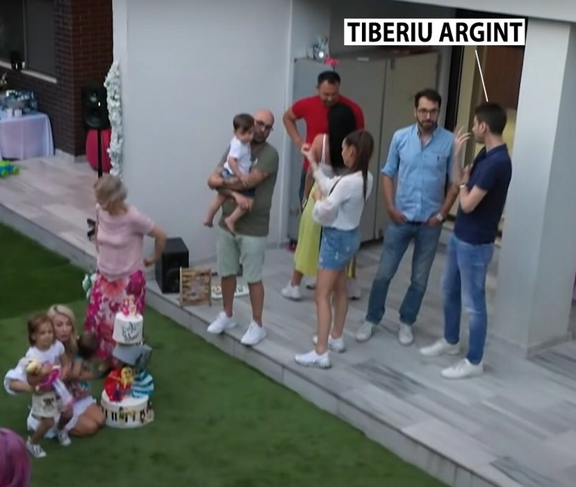 Tiberiu Argint, extrem de discret la petrecerea Andreei