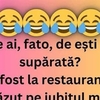 BANC | „Am fost la restaurant și l-am văzut pe iubitul meu cu alta la masă”