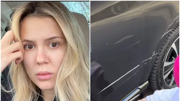 „Sunt în șoc!” Emily Burghelea a făcut accident, cu fata sa în mașină