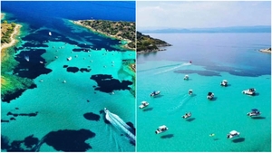 Locul spectaculos din Grecia unde nu există hoteluri, taverne sau drumuri. Cum poți ajunge în Paradisul ascuns din Grecia unde apa rămâne caldă și liniștită. Se ajunge doar cu barca
