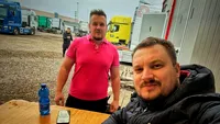 Serie incredibile de „infracțiuni” comise de un șofer de TIR român. A furat marfă, s-a certat cu iubita și a băut până a adormit