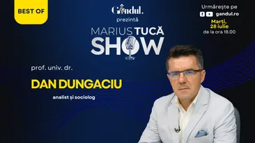 Gândul prezintă Best of Marius Tucă Show - marți, 28 iulie, de la ora 18.00
