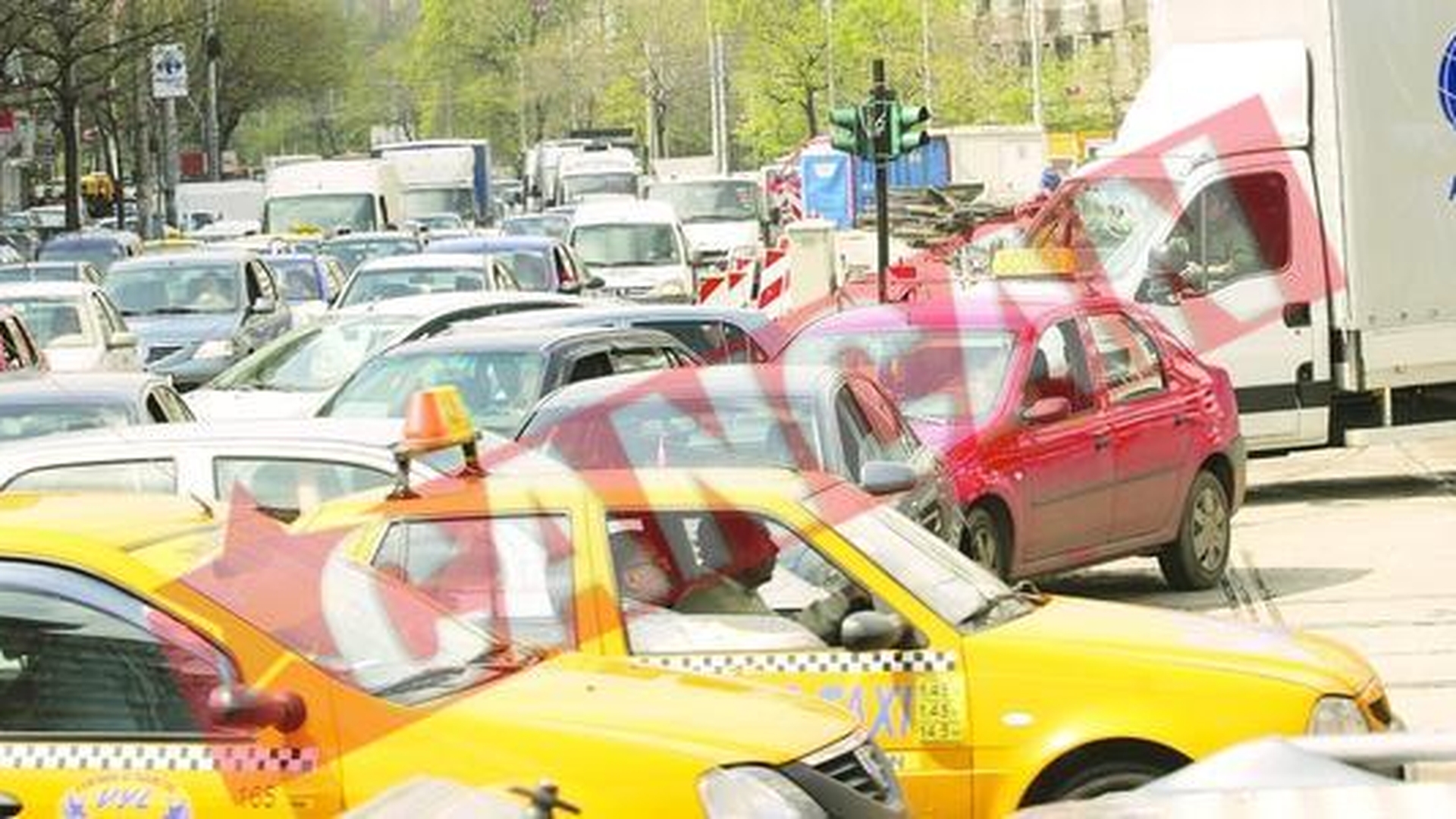 Sechestrati in trafic