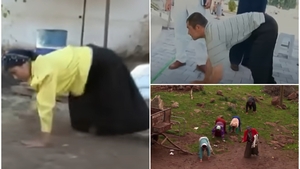 O familie din Turcia merge în patru labe, iar oamenii de știință sunt stupefiați. „Veriga lipsă dintre om și maimuță”